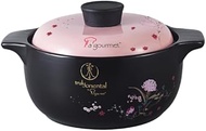 La Gourmet Truly Oriental 2.5L Toughened Claypot - Pink/Black