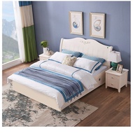 【SG Sellers】Solid Wooden Bed Frame Queen/King Bed Frame Bed Frame With Mattress Storage Bed Frame