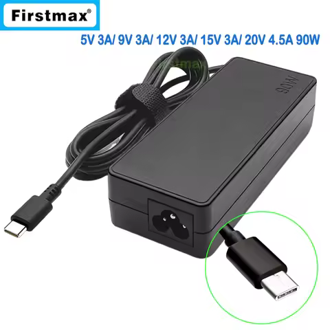 90W USB C Type-C Charger for Lenovo ThinkPad L15 Gen 1 20U3 20U4 20U7 20U8 X1 5th 6th Gen GX20M33579