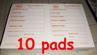 Bills Payment Slip 10 pads(ORANGE)