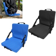 Bleacher Chair Folding Stadium Seat Cushion with Back Support Portable Handle Bleacher Cushion for O