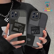 SS818 SS819 BLACK SMILE MOTIF SILICONE SOFTCASE FOR SAMSUNG A32 A33 A34 A50 A50S A51 A52 A53 A54 4G 