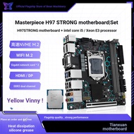Giant Mechanic H97STRONG Mini itx Motherboard ddr3 Computer 1150-Needle CPU Set