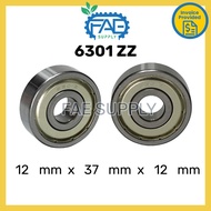 Ball Bearing Deep Groove 6301 ZZ 12x37x12mm
