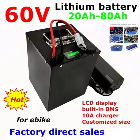 CZ-60V 20Ah 30Ah 40Ah 50Ah 60Ah 70Ah 80Ah Lithium Ion Battery Pack 2KW 4KW 3KW 5KW for motorhome 300