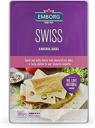 Emborg Swiss Natural Sliced Cheese
