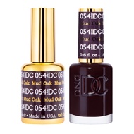 DND GEL Polish Set - 1 Each of Brown Gel Polish and Brown Nail Polish - 0.5 Oz