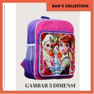 FROZEN 3-DIMENSIONAL GIRLS' CHARACTER BACKPACK