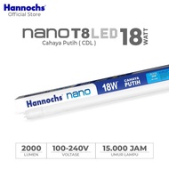 Hannochs Lampu Led Nano T8 18 Watt Cahaya Putih - Lampu Neon Panjang