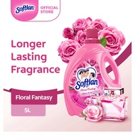 Softlan Anti Wrinkles Floral Fantasy (Pink) Fabric Softener 5L