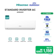 [FREE Shipping] Hisense Standard Inverter Air Conditioner 空调 (1.0HP / R32) - AI10KAGS1
