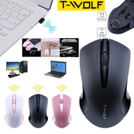 T-WOLF Q2 WIRELESS MOUSE for Laptop Computer With Battery