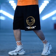 M-7XL Men's Clothing Short Pants Men Shorts Print Black Hip Hop Boy Basketball Drawstring Shorts Plu