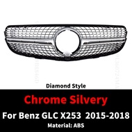 Lưới Tản Nhiệt Đầu Vào Sửa Đổi Phía Trước Lưới Che Nắng Cản Trước GT Kiểu Kim Cương Cho Mercedes X25