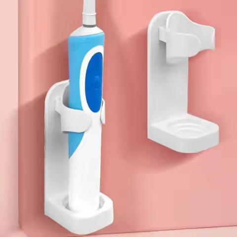 Electric Toothbrush Holder Electric Toothbrush Holder Traceless Toothbrush Stand Rack Wall-Mounted B