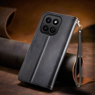 Vrqr cho Honor X6C cao cấp Điện thoại da trường hợp sang trọng cao quý