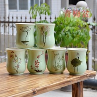 🚓Home Ceramic Vase Flower Holder Vintage Ceramic Flower Pot Home Decoration Ceramic Vase Succulent Flower Pot