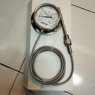 Thermometer Gauge Stainless Kapiler Capillary 6 " Bottom 300° C Panjang 6 Meter - PAWYOU STORE