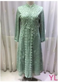 (COD) NEW Collection Gamis Pesta Kerancang Model Terbaru Brokat Import Mix Payet Mutiara // HIGH pre