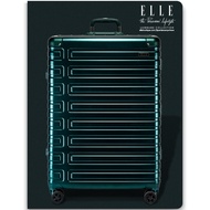 ELLE Travel Trojan Collection Large 28" Luggage,  100% Polycarbonate (PC), Secure Aluminum Frame, With Protective Cover