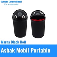 Cute neka Model Portable Car Ashtray Black Doff Color