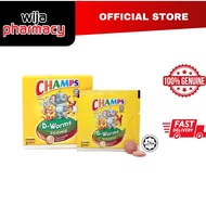 CHAMPS D-WORMS 200MG CHOCOLATE TAB 2'S