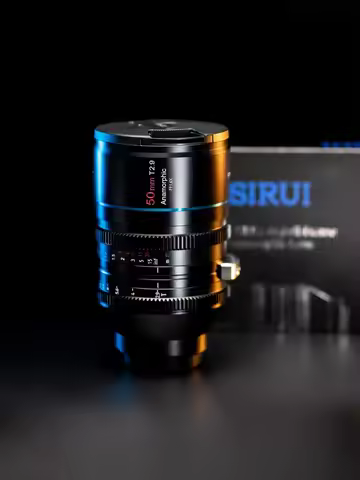 SIRUI 35mm /50mm/75mm / 100mm T2.9 1.6x Full-Frame Anamorphic Camera Lens for Video Photography Film