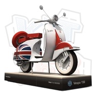 Vespa 150 Scooter paper model