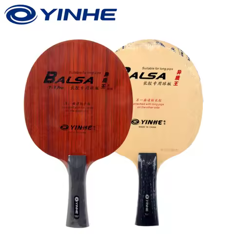 YINHE T9 Variant King Balsa Carbon With Long Rubber table tenis blade/ ping pong blade
