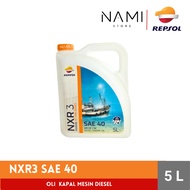*Repsol NXR3 / NXR 3 SAE 40 (5L) GALON* Oli mesin bensin dan diesel aspirasi / supercharged - Ori
