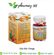 Viên uống dầu gấc Vinaga - DHA 100 viên - bổ mắt đẹp da / VIEN GAC DAU GAC