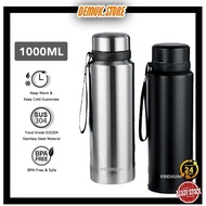 PREMIUM+ 1000ml (1.0L) Large Capacity Stainless Steel Vacuum Thermos Flask Bottle Termos Air Panas 保