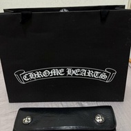 Chrome Hearts Wave Wallet Cross Button Heavy Leather 克羅心 長夾 皮夾 十字扣 銀飾 黑色【稀有收藏】
