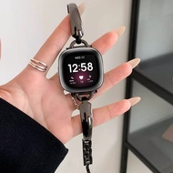 Elegant Slim T Metal Strap For Fitbit Versa 4 Strap / Fitbit Versa 3 Strap Adjustable Slim Fitbit Se