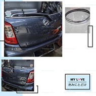 perodua axia 2014 -2022 rear bonet chrome lining / rear boot chrome cover lining /rear chrome cover 