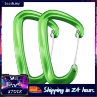 Seashorehouse 6 Pack Carabiner Clips 12KN Heavy Duty Aluminum Alloy for Hiking Camping Backpacking 1