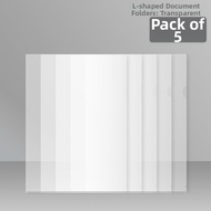Good | Waterproof Reinforced Transparent L-Type File Folder