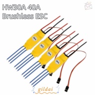 GILDAI Electronic Speed Controller, Banana Head T Plug Brushless ESC,  Easy Use BEC Function HW30A 4