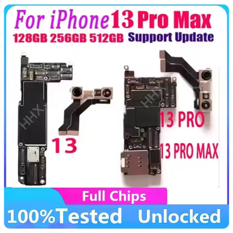 Motherboard For iPhone 13 Pro Max 13 Mini 128gb 256gb Unlocked Mainboard With Face ID Clean iCloud 1