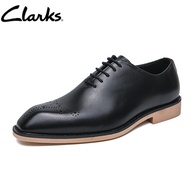 Clarks_ รองเท้าหนังผู้ชาย Kessell Craft รองเท้าลําลองประจําวันที่เป็นทางการ PB-8317
