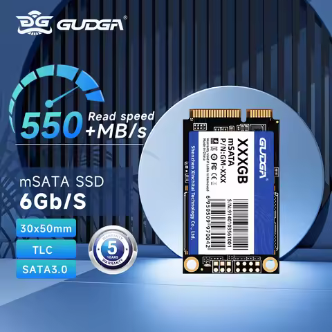 GUDGA MSATA SSD 16gb 32gb 28gb Internal Solid State Hard Drive Msata Drive Mini SATAIII For Computer