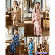 Baju Kurung Kebaya Batik Budak Perempuan 1-12 Years Baju Raya Kanak kanak Murah Baju Kurung Peplum G