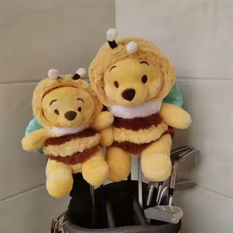 Bear Plush Golf Head Cover Golf Club Cover Driver Golf Club Head Cover Driver Headcovers