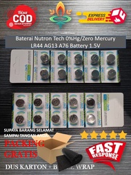 Baterai LR44 Alkaline Cell Battery 1.5V Alat Bantu Dengar ag13 Awet