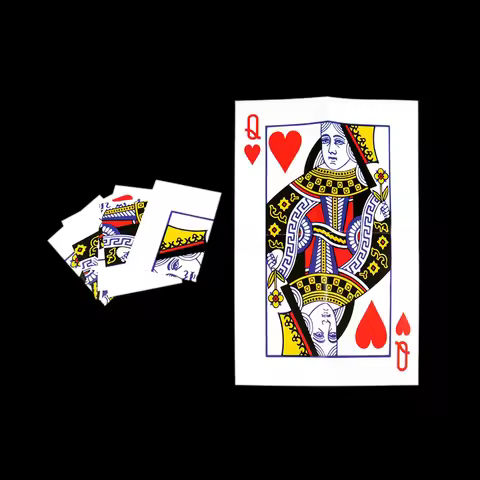 Jumbo Poker Recover Broken Stage Performance Card Restoration Puzzle Solving Broken Card Restoration