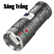 Đèn Pin Cầm Tay Siêu Sáng G520 Nội Địa Chiếu Gần Zoom Xa Pin 10.000mah Có Thể Tháo Rời Làm Sạc Dự Ph