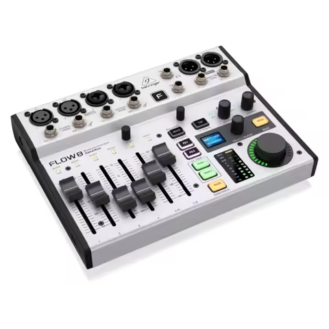 BEHRINGER FLOW8 8-Input Digital Mixer USB/Audio Interface with 48V Phantom Power for Optimum Headroo