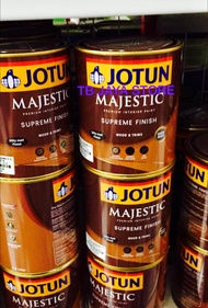 JOTUN MAJESTIC SUPREME SILKY MATT FINISH 1L CAT KAYU & BESI BLACK - KASIHMURAH 1