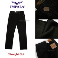 IMPALA Men's Cotton Twill Jeans Straight Cut Super Black Plus Size 29-40 ST05-B188