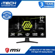 MSI MAG 274F 27" FHD 200Hz 0.5ms GTG Rapid IPS Gaming Monitor